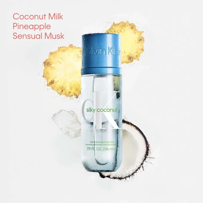 Calvin Klein CK Silky Coconut Bruma para el Cabello y el Cuerpo 236 ml